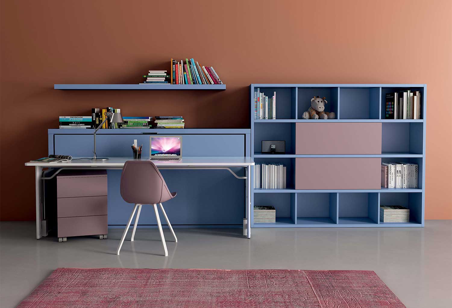 Mobile Con Divano E Letto A Scomparsa