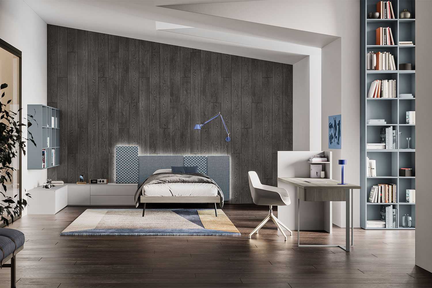 Pannelli modulari per testiera letto Wall Boiserie - CLEVER.IT