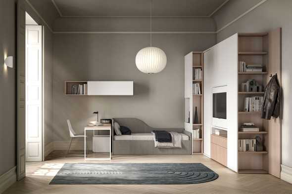Cameretta con letto estraibile Start S15