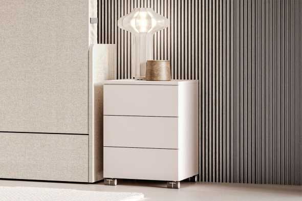 Comodino cassettiera con ruote Start