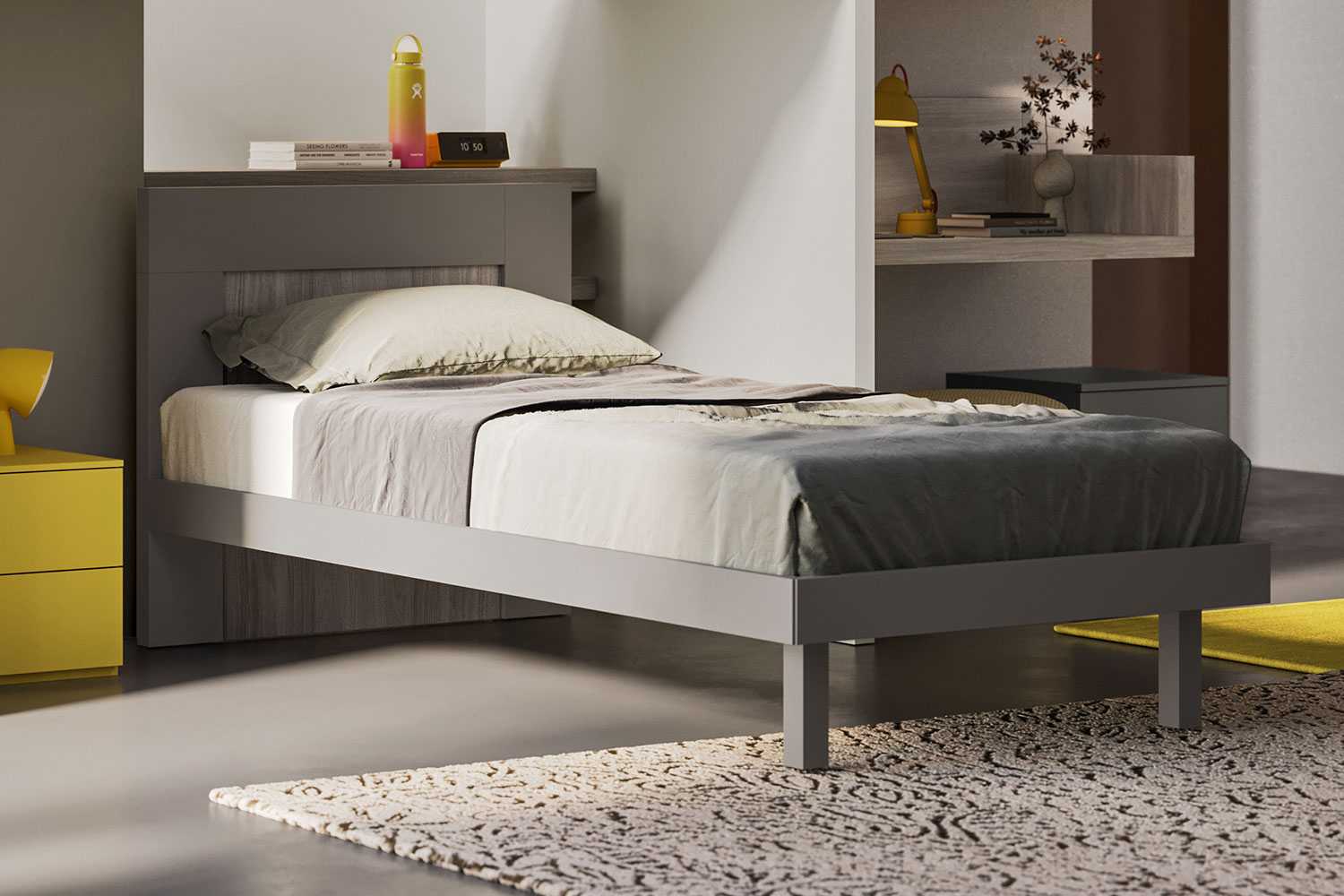 Letto singolo Baku 80x190 cm.