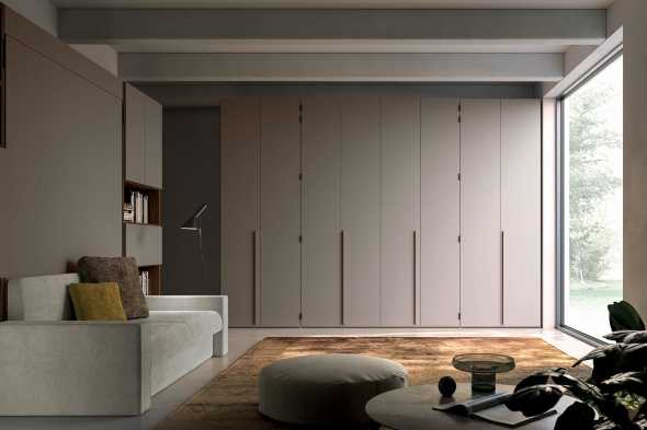 Wardrobe with bi-fold doors W23_07