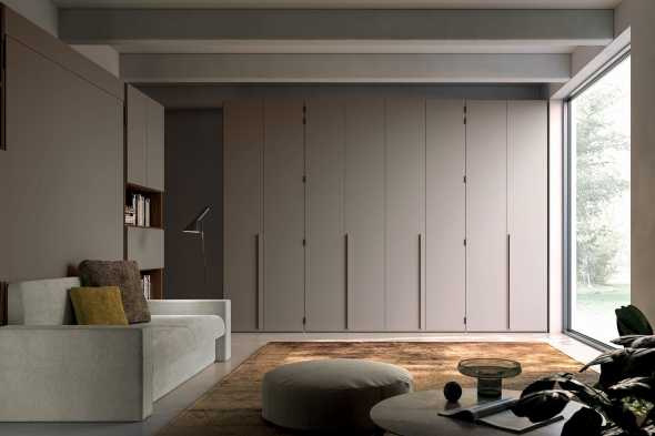 Wardrobe with bi-fold doors W23_07