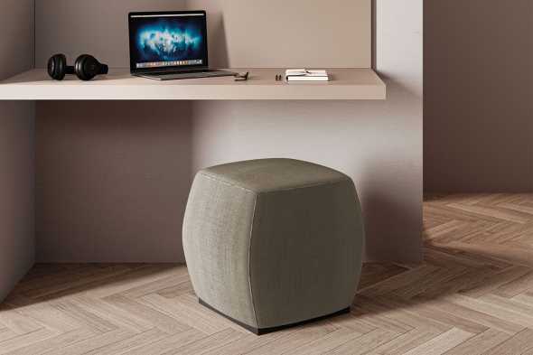 Pouf imbottito colorato Cubrick