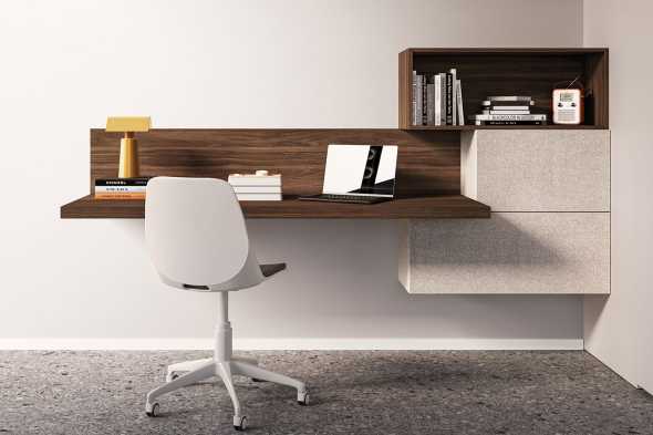 Scrivania sospesa a muro di design Consolle Sospeso