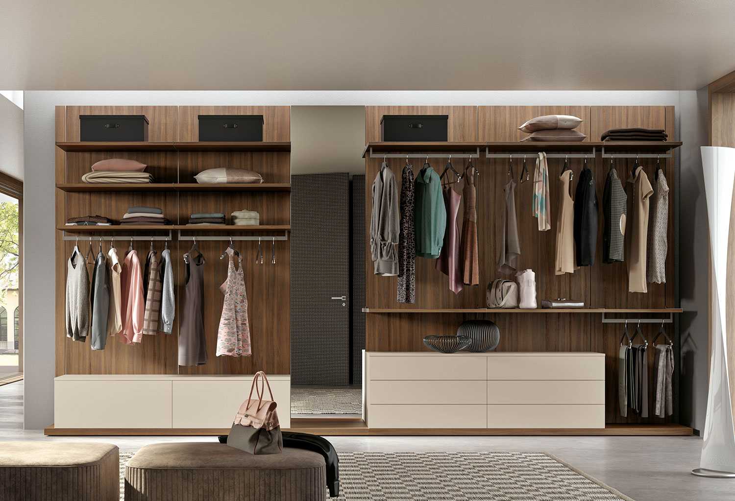 Start - Wall Mounted Walk In Wardrobe