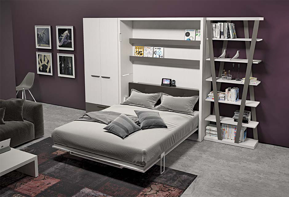 Mobile letto a scomparsa per soggiorno Dynamic Day #6 - CLEVER.IT