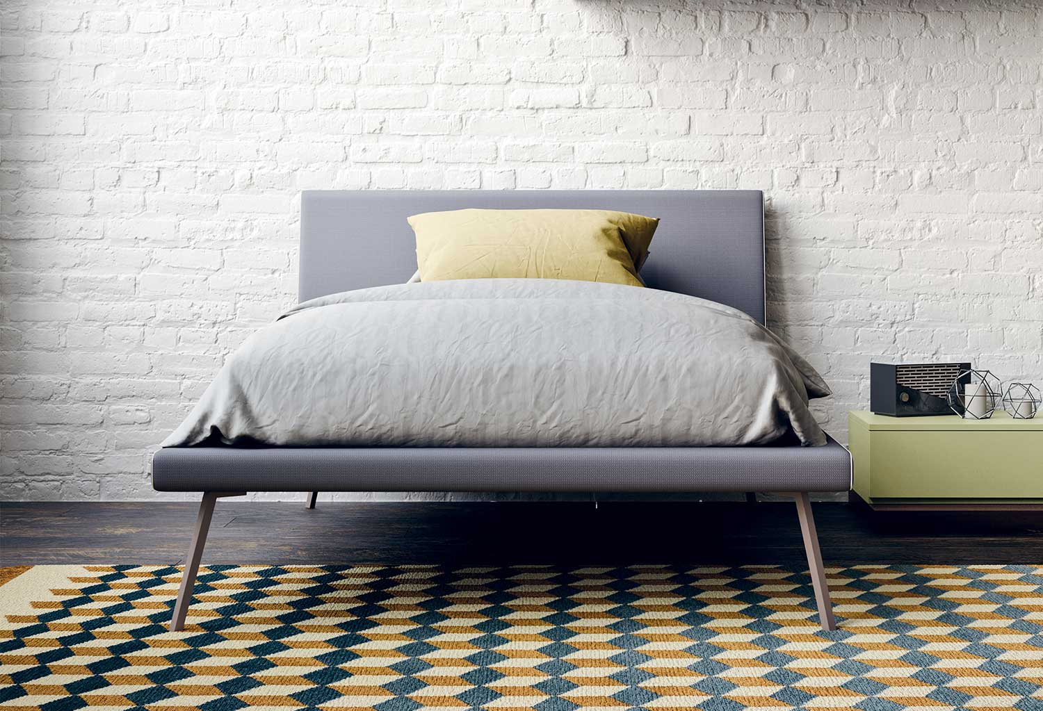Letto singolo di design Slitta - CLEVER.IT Letto singolo di design Slitta - CLEVER.IT