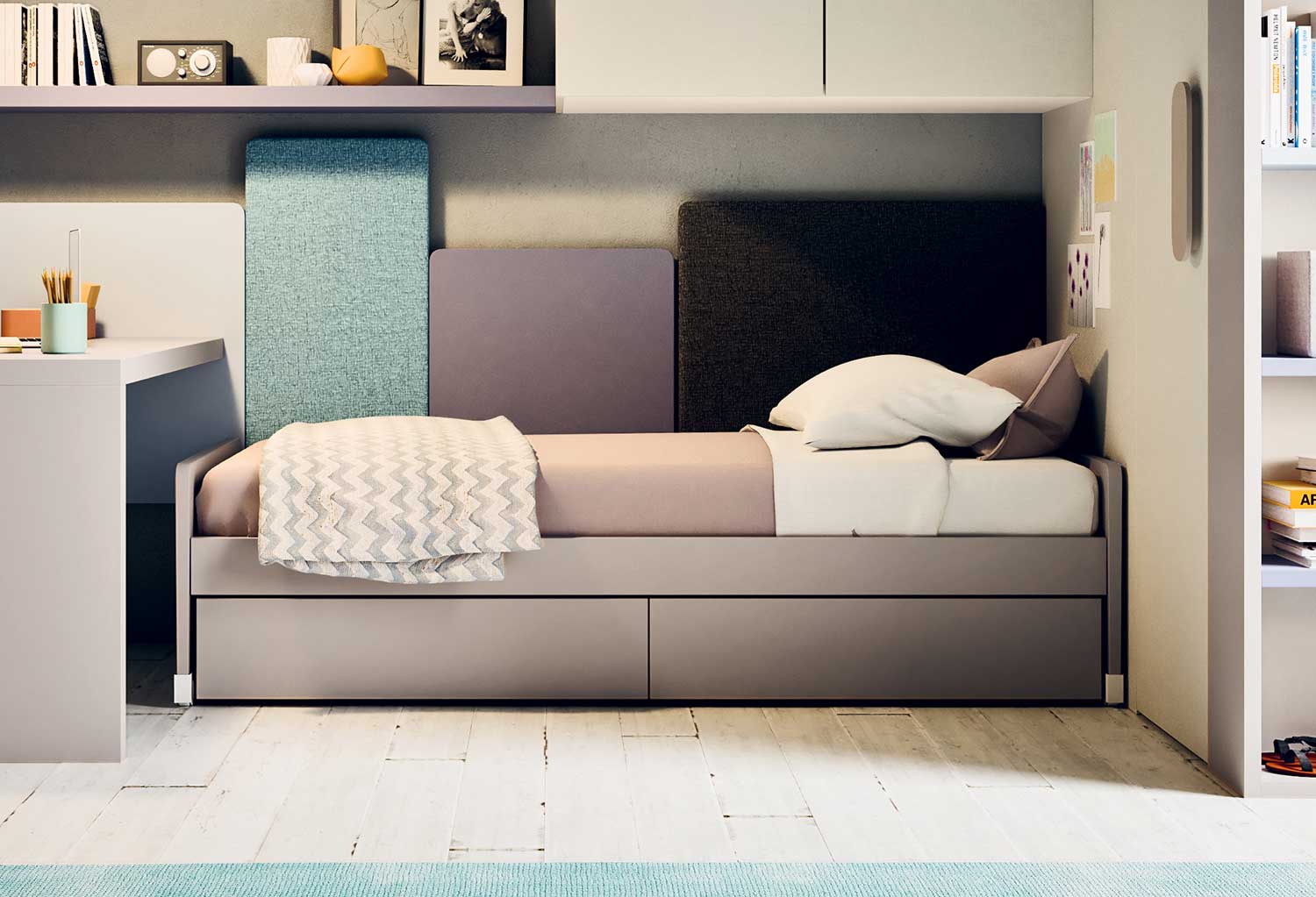 Pannelli modulari per testiera letto Wall Boiserie