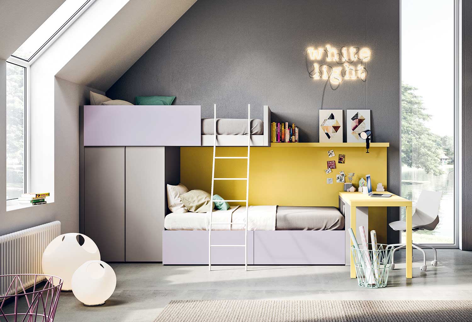 Camerette per bambini e ragazzi clever.it Camere per bambini design