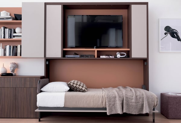 Letto con tv incorporata Nikai