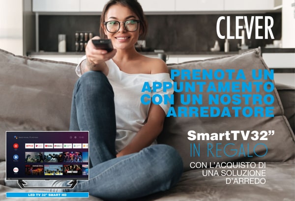 Acquista Clever: la Smart TV è in regalo!
