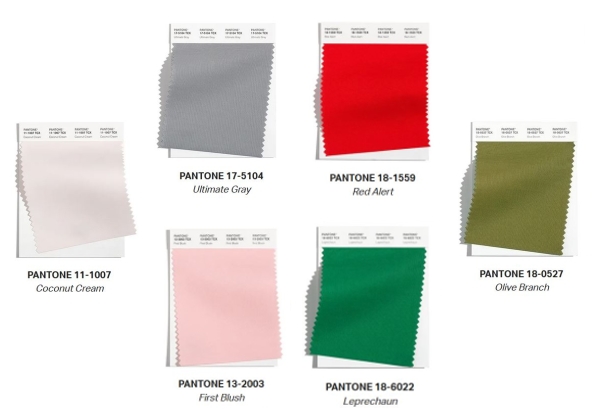 Palette di colori Pantone per la camera dei bambini