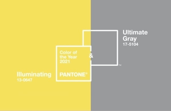 Locandina ufficiale Pantone Colors of The Year 2021