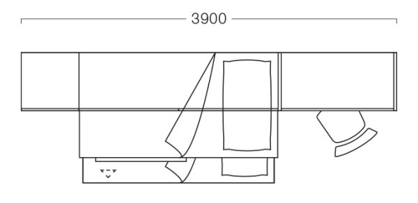 Piantina cameretta 390 cm